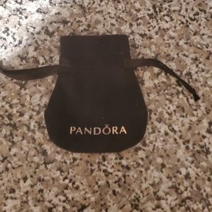 Pandora jewelry bag black